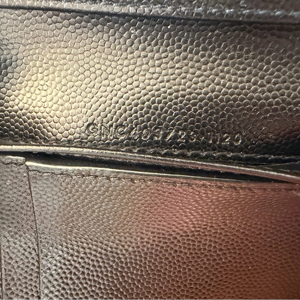 Yves Saint Laurent Cassandre Matelasse Black Quilted Calfskin Wallet - Picture 9 of 10